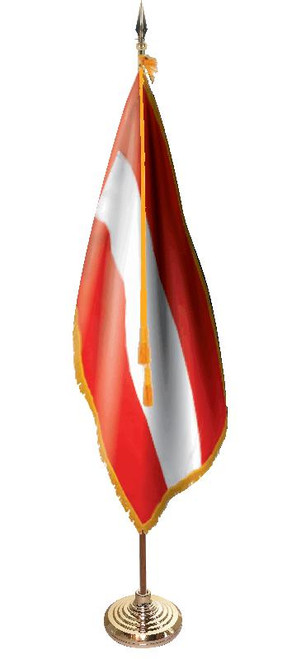 Austria Presentation Flag & Flagpole Set